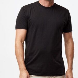 Fresh Clean Tees Men's Black Short Sleeve Tee Size L